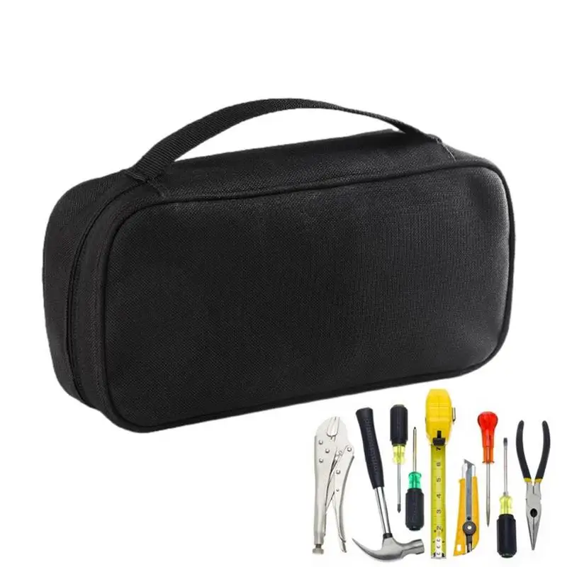 

Дорожный органайзер для электроники, Портативная сумка из ткани Оксфорд с ручкой для хранения электроники, жестких дисков и кабелей