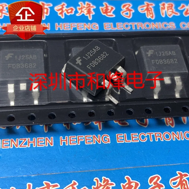 

30 шт. Оригинальный Новый FDB3682 TO-263 100V 6A
