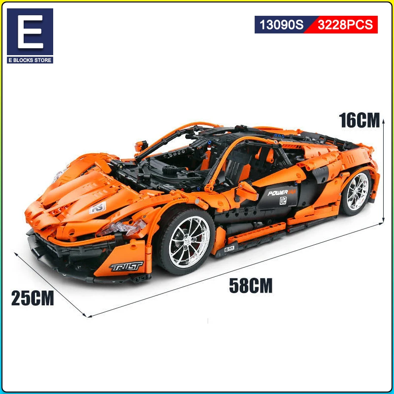 

Технические знаменитые строительные блоки Supercar, конструктор, сборка моделей статических спортивных гоночных автомобилей, наборы детских игрушек, подарки для мальчиков
