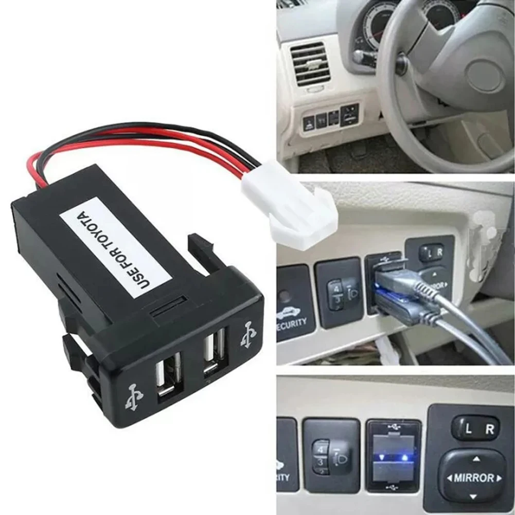 

Автомобильное зарядное устройство с двумя USB-портами, а