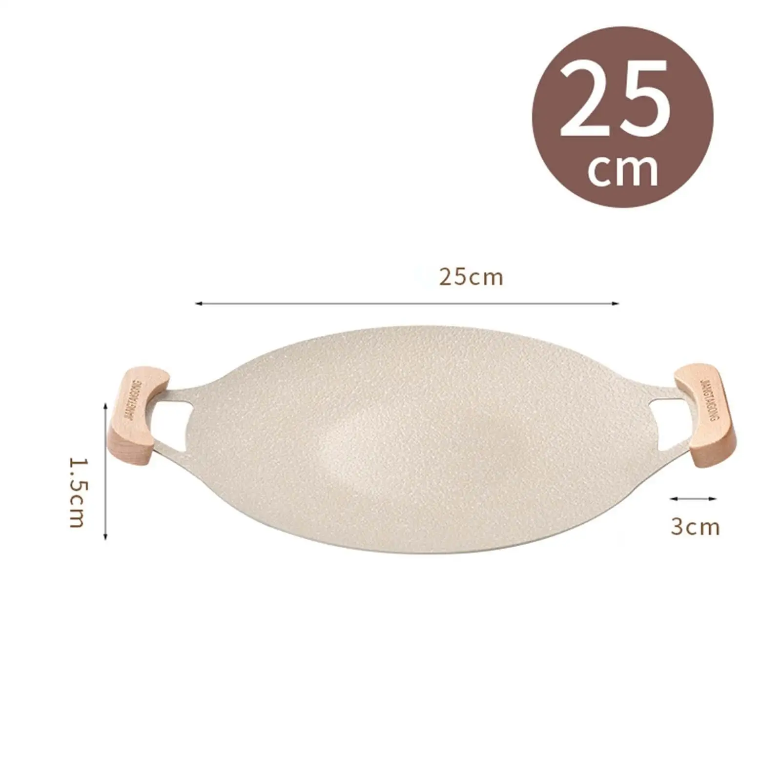 Сковорода-гриль для барбекю Гриль Практичная антипригарная круглая сковорода