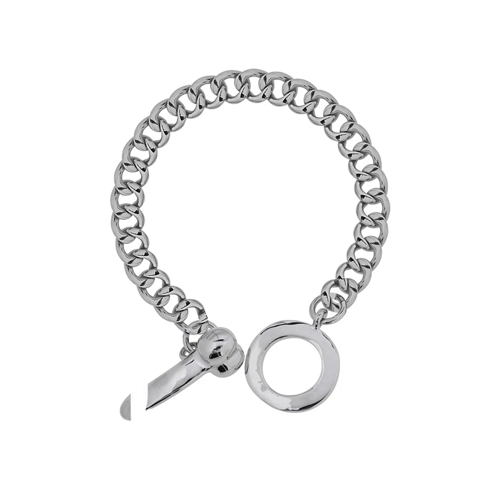 

Punk style neutral men and women chain Saturn Letter Bracelet nightclub style jewelry senior feeling For Women Female Gift