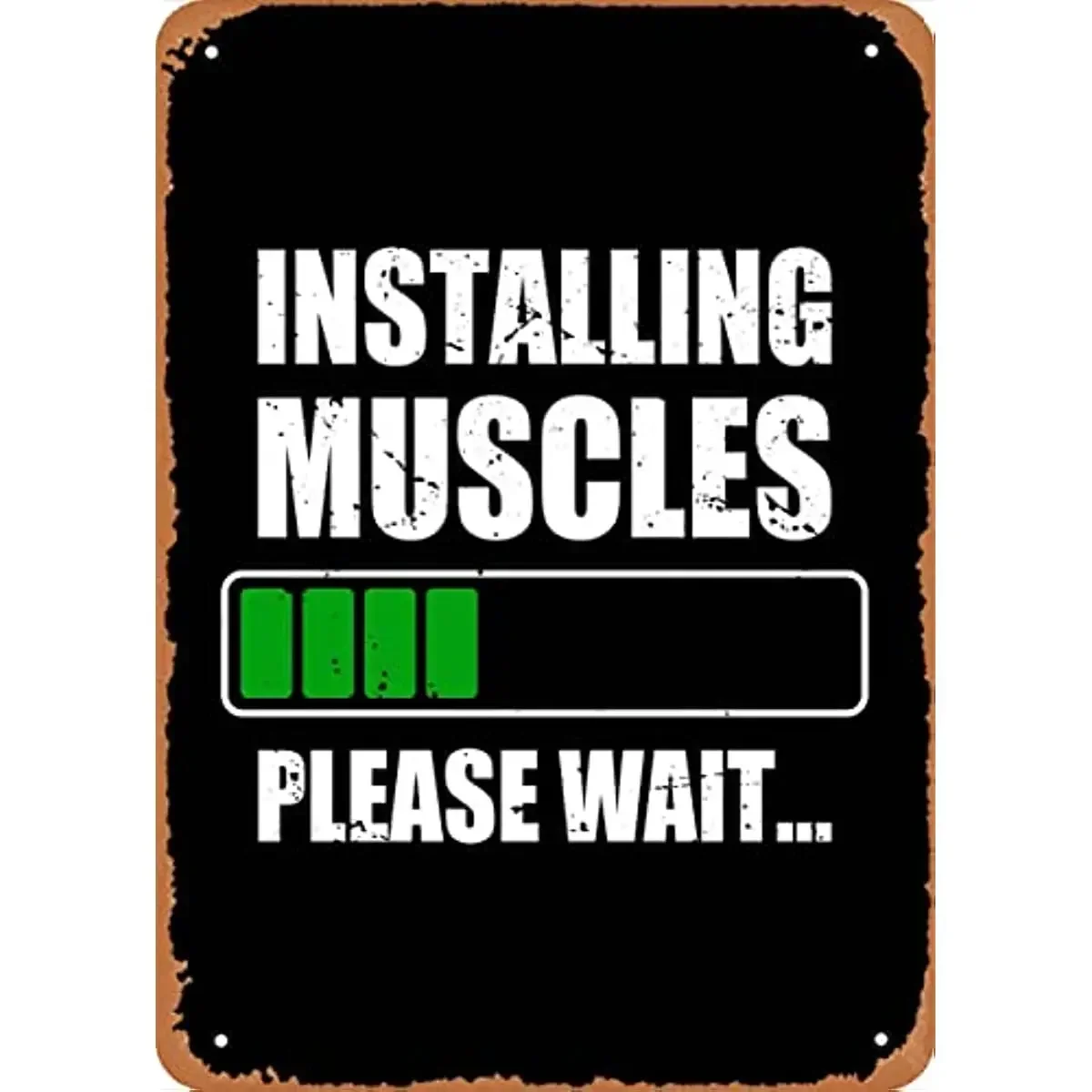 

Винтажный спортивный плакат установка мышц, металлический жестяной знак 8x12 дюймов (20x30 см)-Ретро плакат, подарок, бар, кафе, ресторан, Настенный декор, искусство