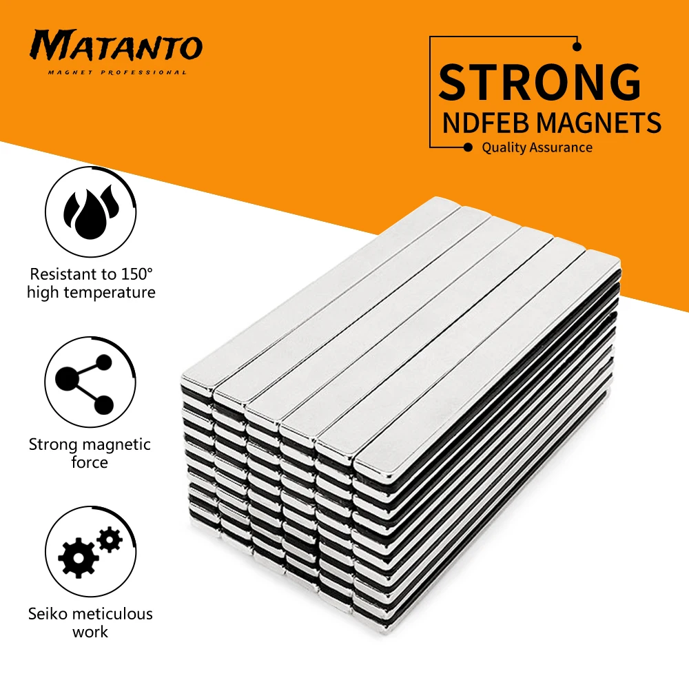 2/3/5/10/15/20 шт. 100x10x3 длинный квадратный редкоземельный неодимовый магнит N35 блок