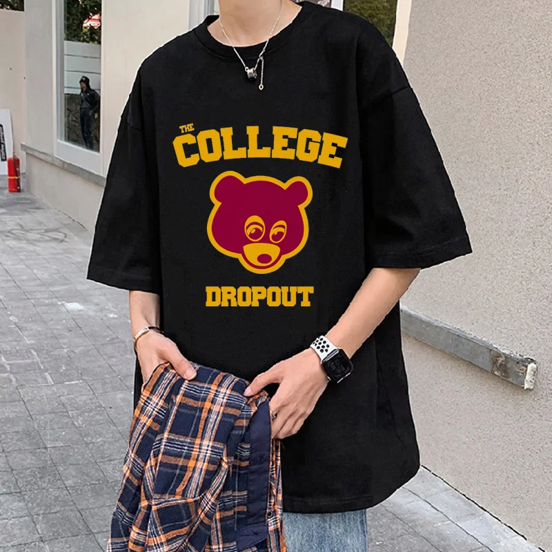 Футболка kanye west Мужская эстетика y2k Аниме Топ футболки