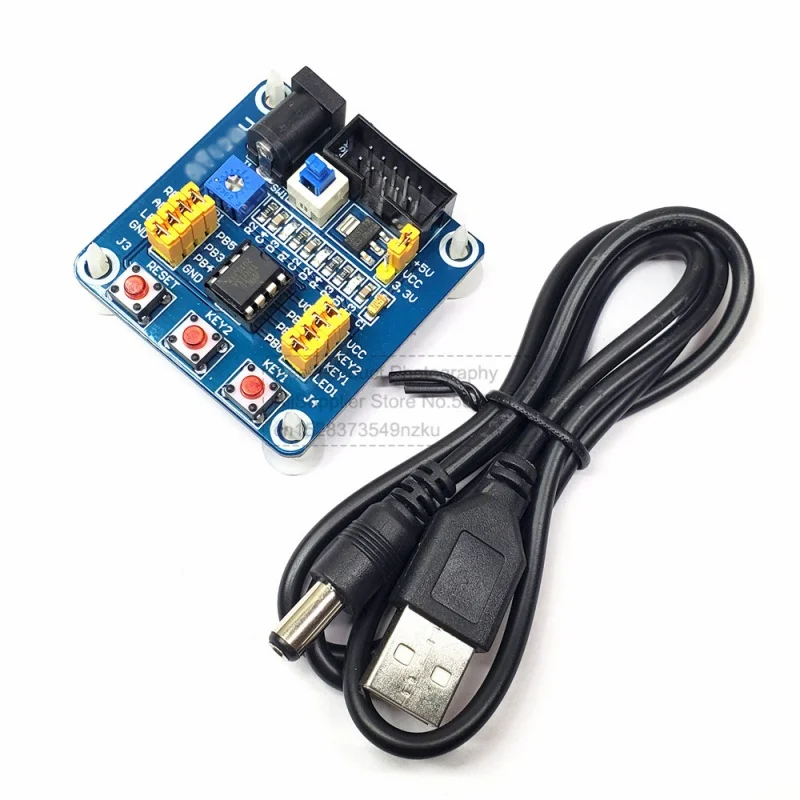 

Плата разработки Attiny13 AVR, модуль, обучающая экспериментная плата для разработки тестовых плат с USB-кабелем питания для Attiny 13 AVR