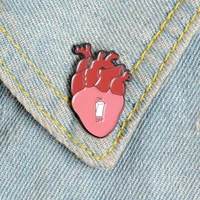 creativity christmas cartoon friends switch heart womens brooch enamel pin lapel pins new year gift badges jewelry fashion