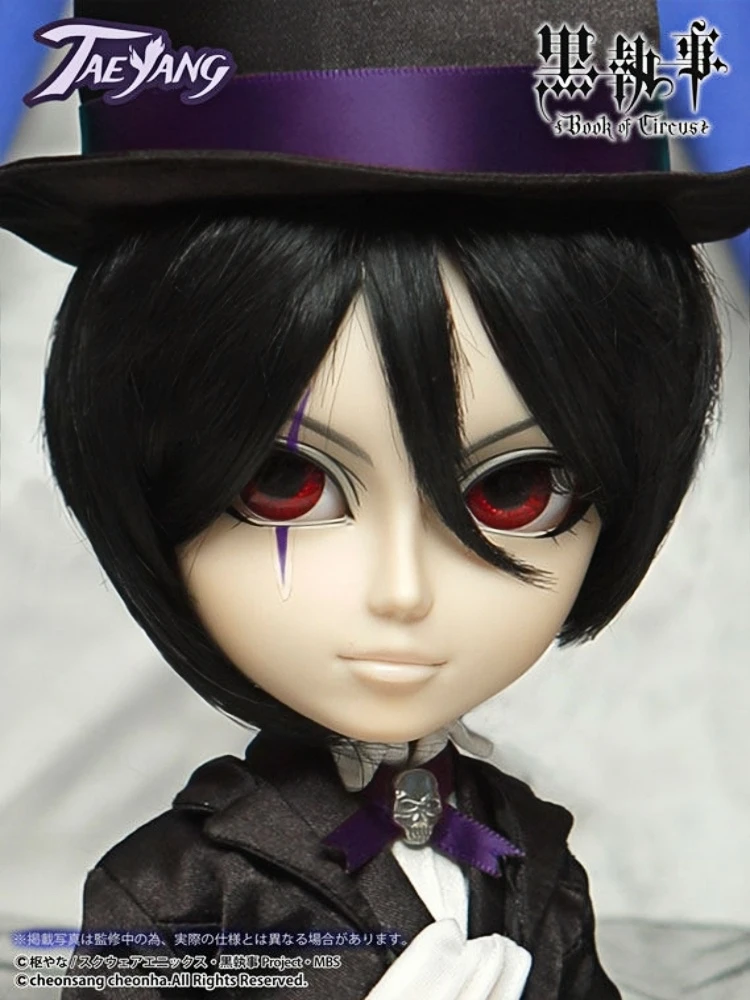 Фото Оригинальная кукла Pullip T-250 Sebastian-Black Butler Ver. Коллекционная модная кукла BJD 1/6, фигурка, украшение, модель, подарок на день рождения №5