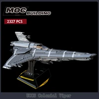 space war ucs moc colonial viper mk transport building block manned spacecraft warship technology brick diy assembly model child