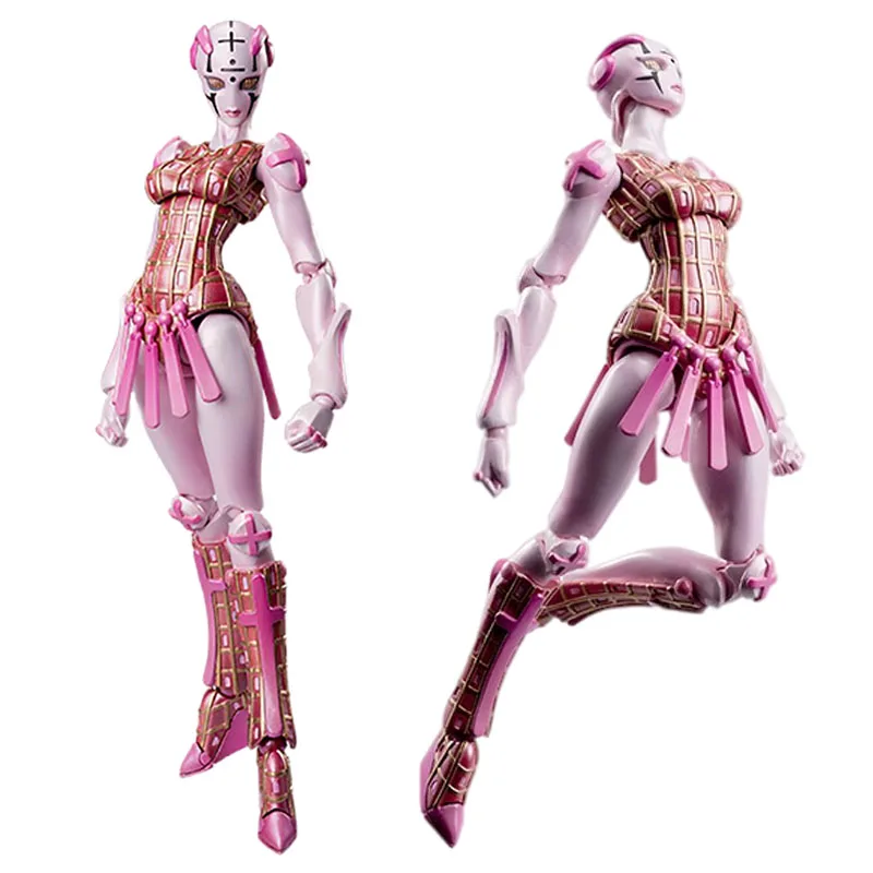 

100% Original MEDICOS-E JoJo's Bizarre Adventure Part V The Wind of Gold Spice Girl Anime Figure Model Collecile Action Toys