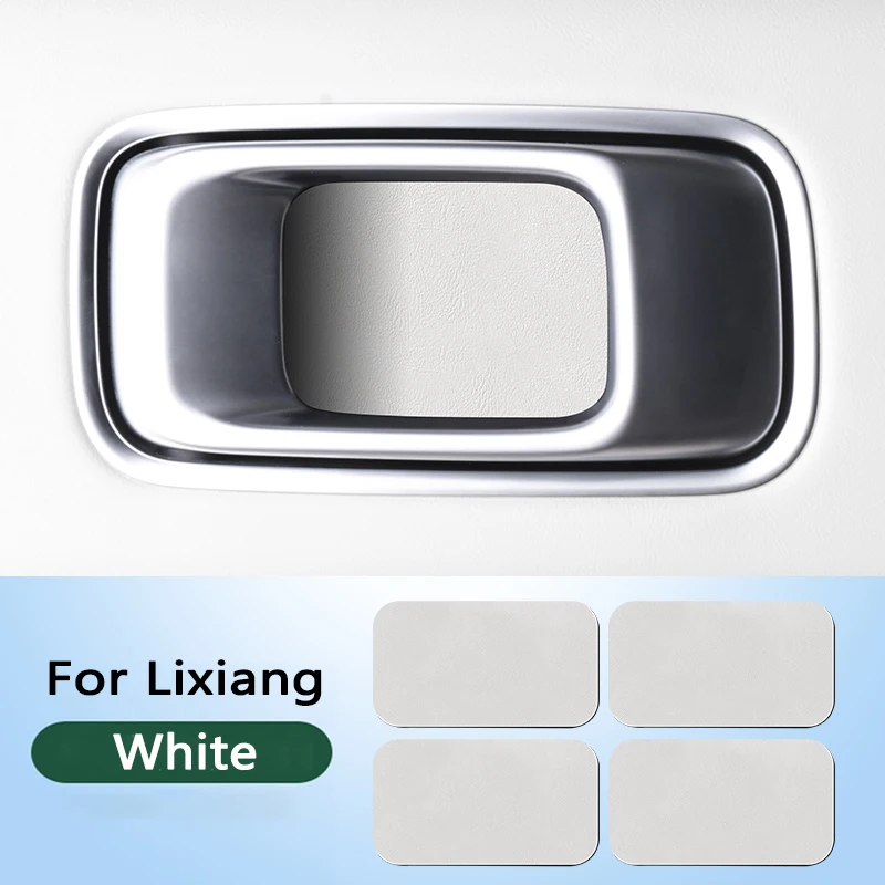 

Наклейка на внутреннюю ручку автомобиля для Li Lixiang L9 L8 L7 2022 2023 2024, ведущая идеальная кожаная отделка, декоративный аксессуар