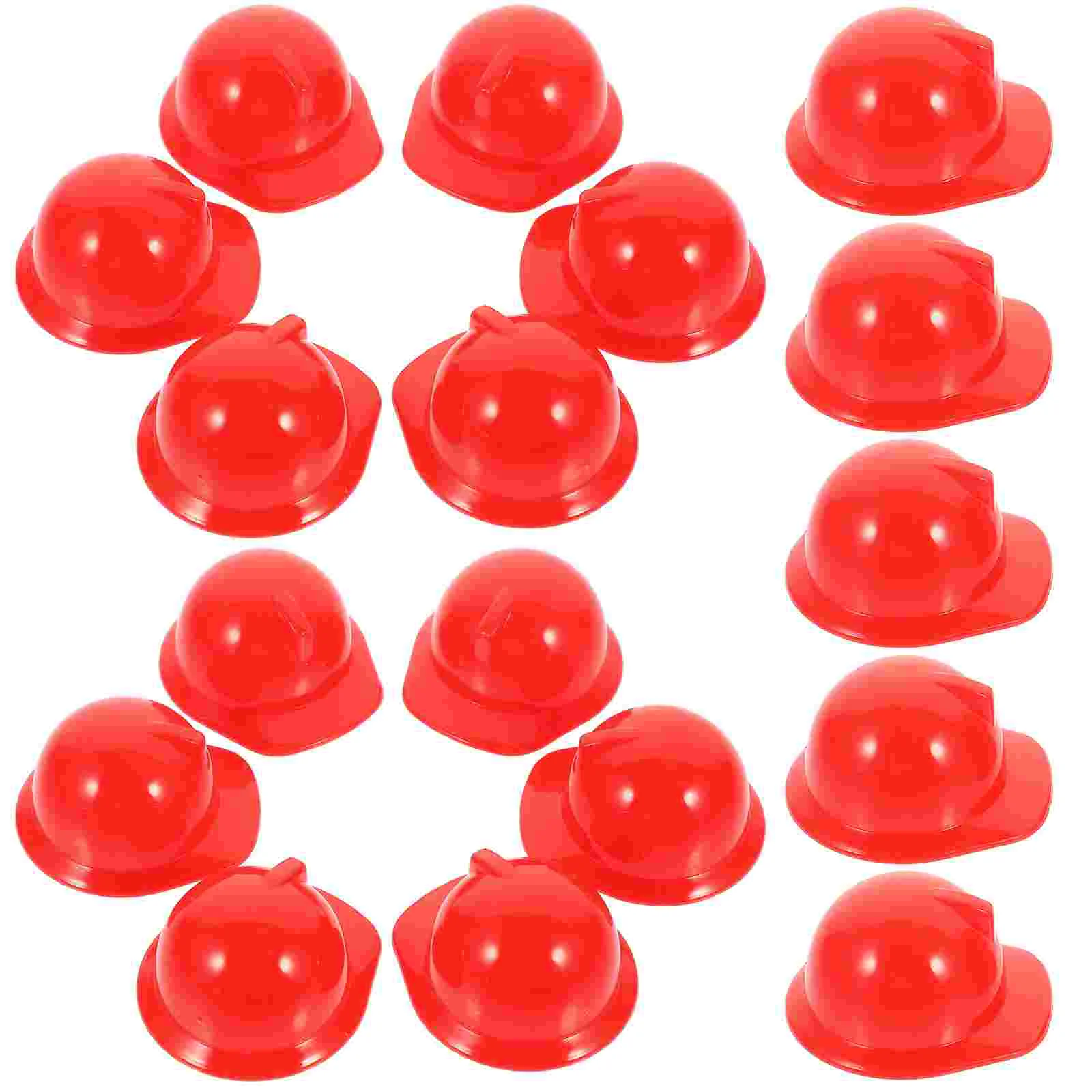 

20 Pcs Pet Safety Toys Cake Topper Plastic Mini Hat Decor Miniature Construction