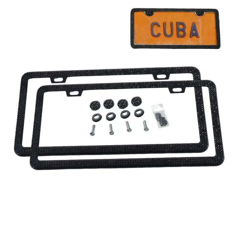 

Car Plate Frame For Women Rhinestone Car Tag Frame Cute Gift For Wives Mothers Girlfriends Aunts Neighbors For Cars Decoration