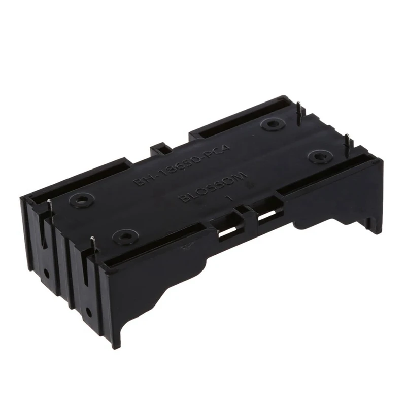 5 шт. черные пластиковые Аккумуляторы 2X3 7 в 18650 4 контакта держатель аккумулятора