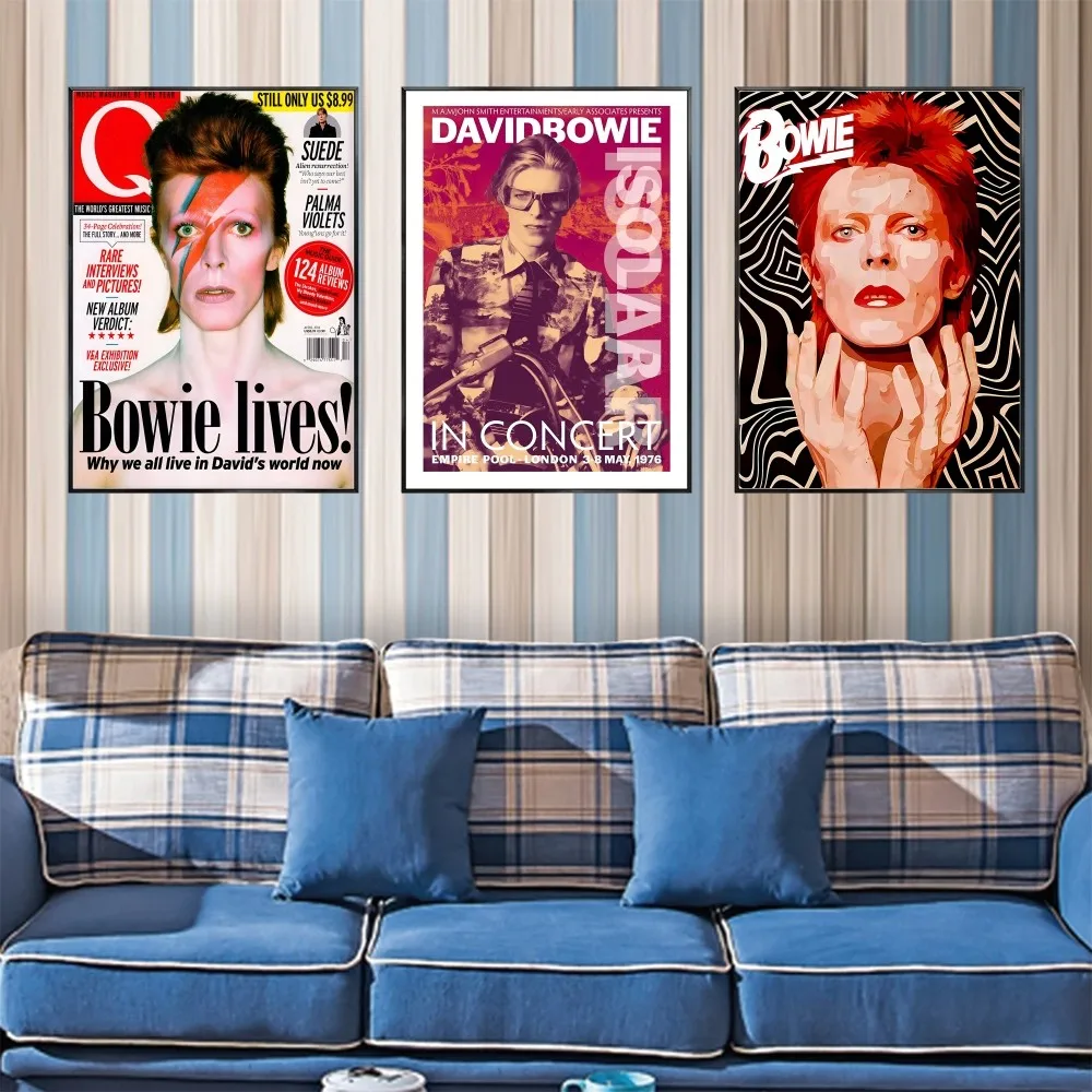 Британский рок-певец D-David_B-Bowie постер настенное искусство домашний декор комнаты