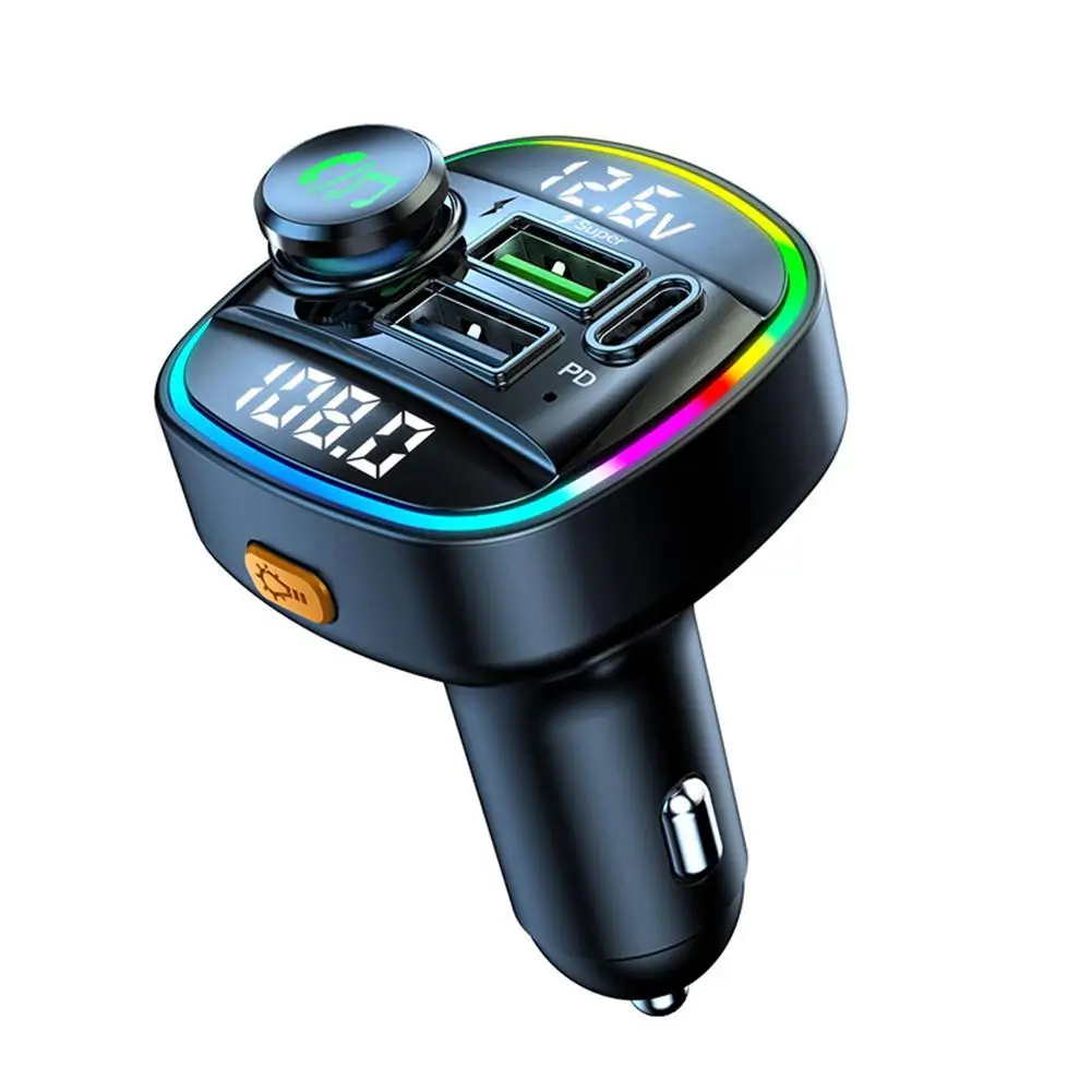 

C22 автомобильный Bluetooth-совместимый Fm-передатчик, Автомобильный MP3-плеер, беспроводной аудио-ресивер громкой связи с Usb-адаптером