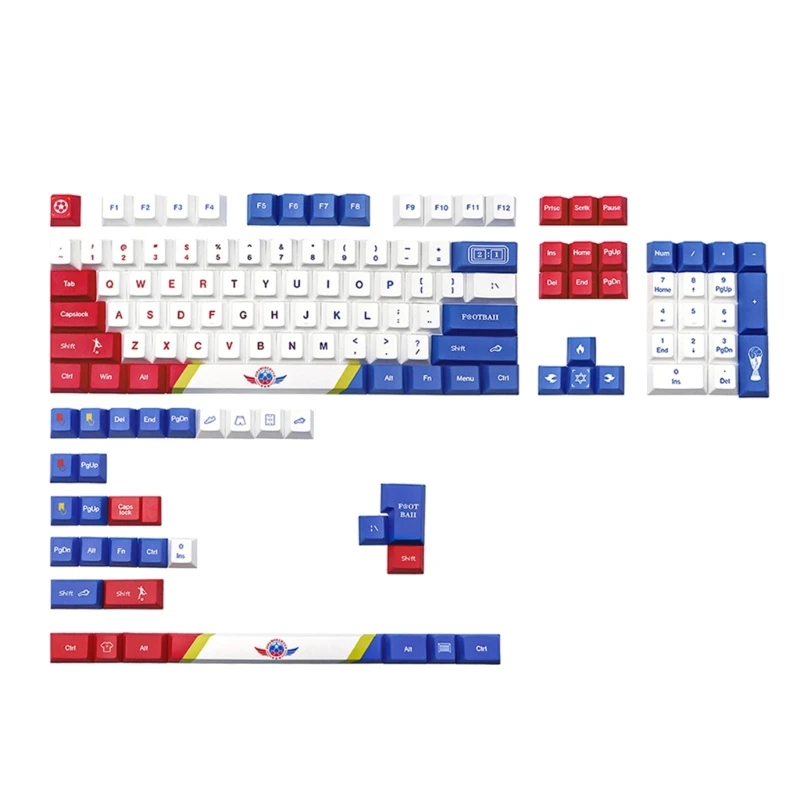 

Колпачки для клавиш PBT с 135 клавишами, колпачки для клавиш Cherry Profile DYE SUB, тематические колпачки для механической клавиатуры Cherry MX Switch