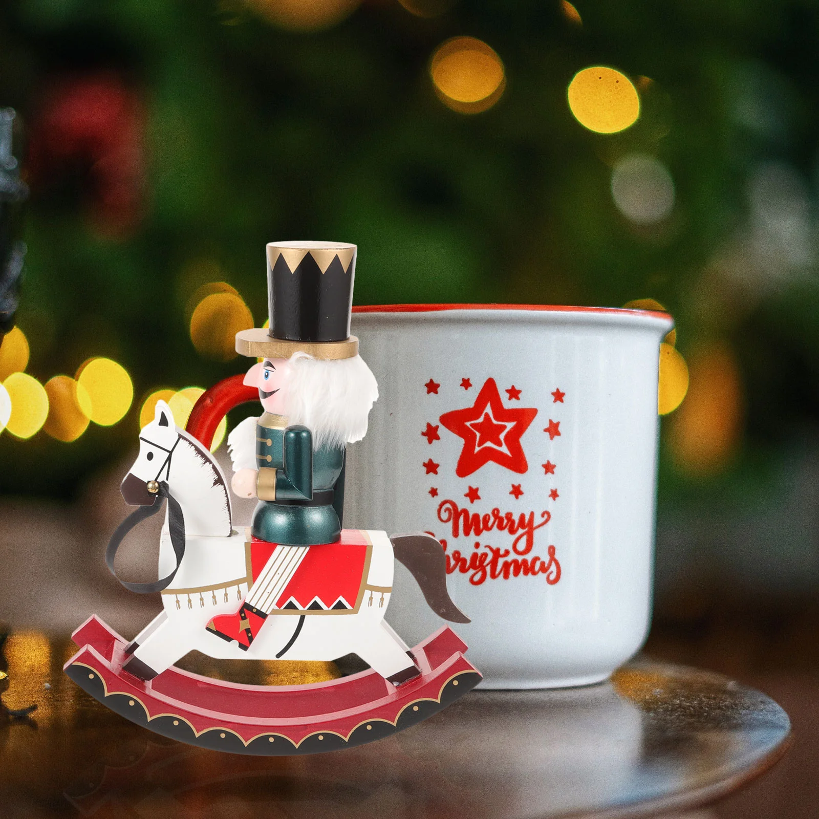 

Nutcracker Puppet Ornaments Xmas Tabletop Crafts Nutcrackers Christmas Figures Soldier