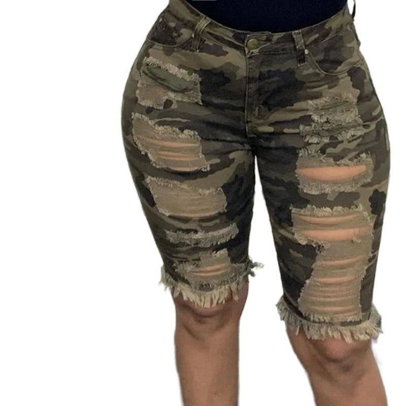 

Джинсовые шорты в уличном стиле, рваные узкие брюки из денима с бахромой для воркаута и бега, модные байкерские хипстерские шорты из денима