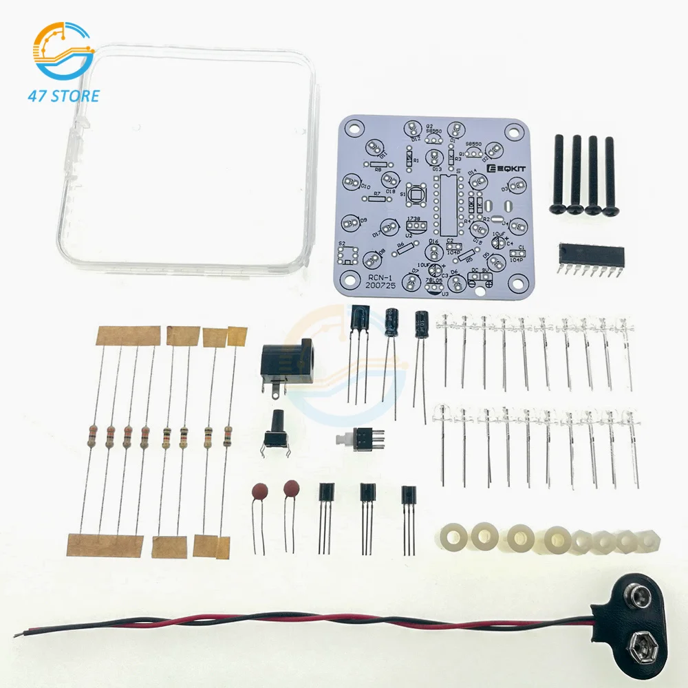 

DC 9-12V Night-Light Lamp DIY Kit Nightlight LED Suite Remote Control DIY Electronics Welding Practice Suit