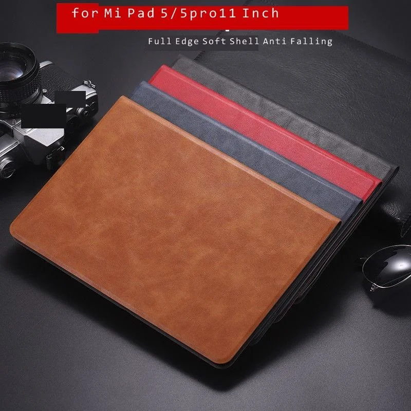 

Простой однотонный защитный чехол для mi pad 5pro, 11 дюймов, мягкий кожаный чехол для mi pad 5