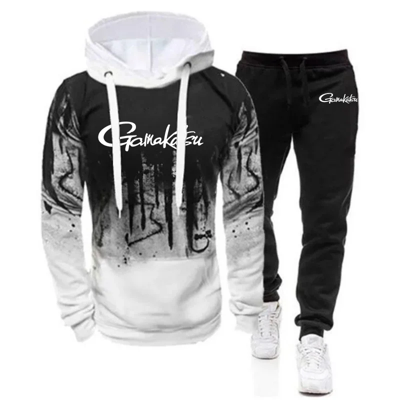 Новинка 2024 мужские модные повседневные весенне-осенние спортивные костюмы Gamakatsu