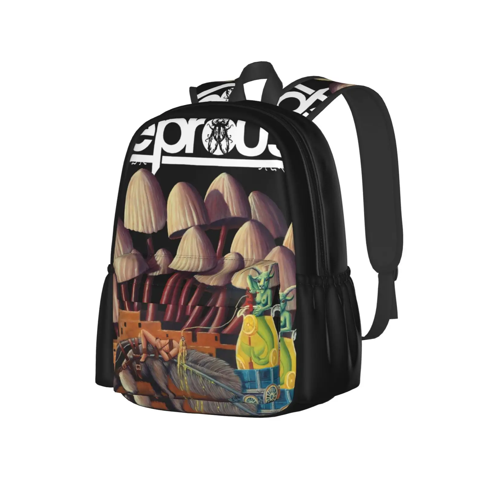 

Двусторонняя прогрессивная металлическая мужская сумка Leprous, Холщовая Сумка, Аниме Сумка, тканевые сумки, сумка для женщин и мужчин, сумки н...