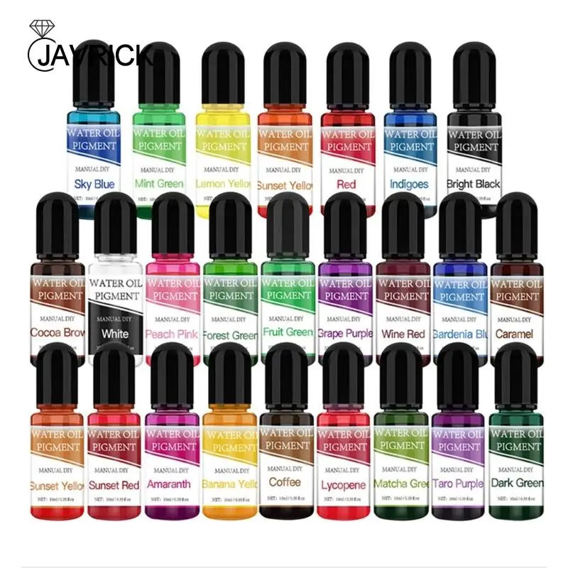 

25 Colors Epoxy Resin Pigment Water-Soluble Colors Concentrated Resin Colorant
