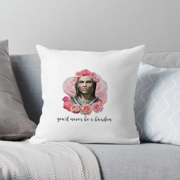 

She Is Sworn To Carry Your Burdens Printing Throw Pillow Cover Fashion Throw Waist Sofa Office Home Cushion Pillows not include