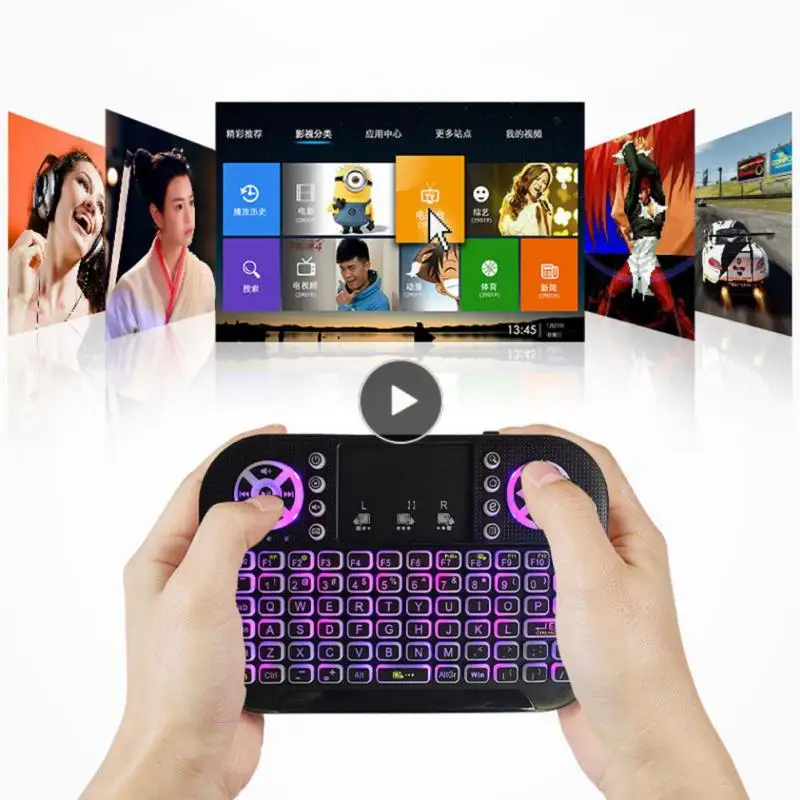 

7 Colors Backlight Intelligent Drive-free Fully Compatible Mini Keyboard Intelligent Power Saving Technology Keyboard