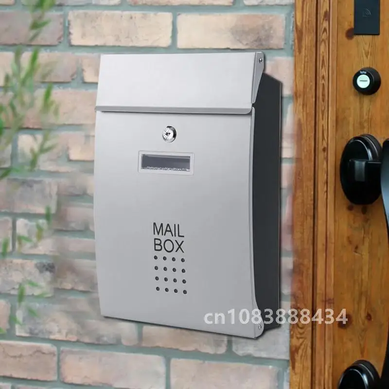 Почтовый ящик из нержавеющей стали открытый склад квартира домашний сад