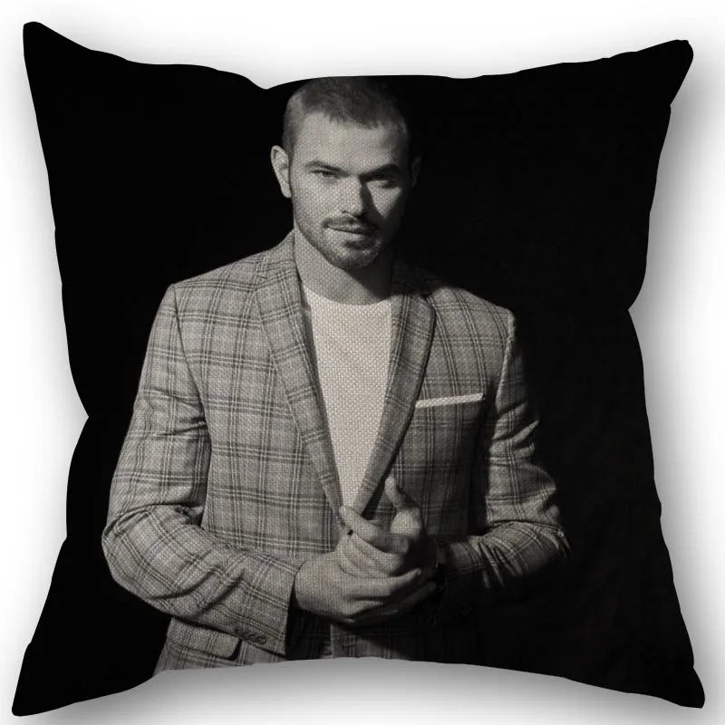 

Наволочки Kellan Lutz на заказ, домашний текстиль, хлопчатобумажная льняная ткань 45x45 см, украшение с одной стороны, наволочки