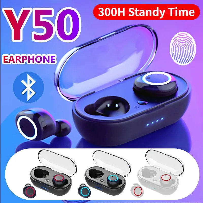 TWS-наушники Y50 с поддержкой Bluetooth и защитой класса IPX7