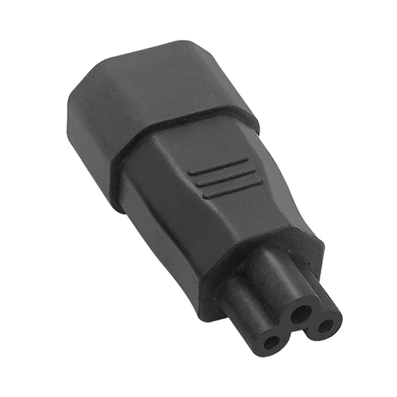 

Универсальный адаптер питания IEC 320 C14 в C5, преобразователь C5 в C14, розетка переменного тока, 3-контактный разъем IEC320 C14