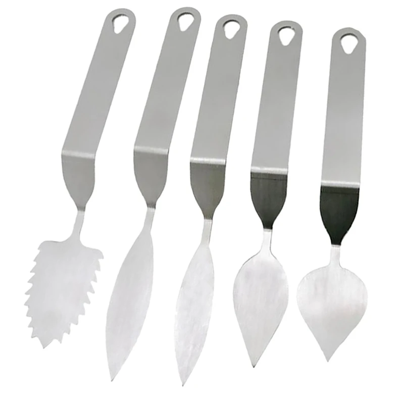

Chocolate Cake Decorating Spatula Feather Stainless Steel Leaf Chocolate Spatula Baking Tool Chocolate Molds