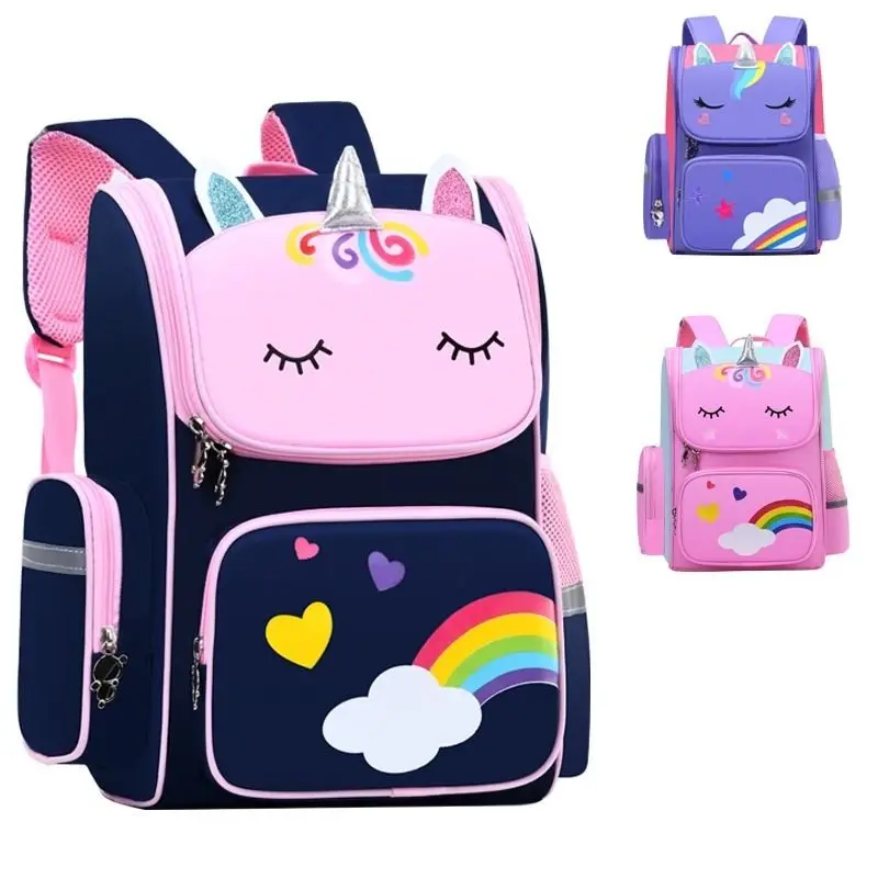 2022 Kids Backpack Unicorn School Bags Cartoon Schoolbag Book Bags for Kids Primary Students Girl Toddler Backpack