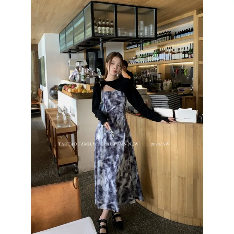 

Slanted sweater women's design sense niche autumn knitwear women's cropped cape shawl