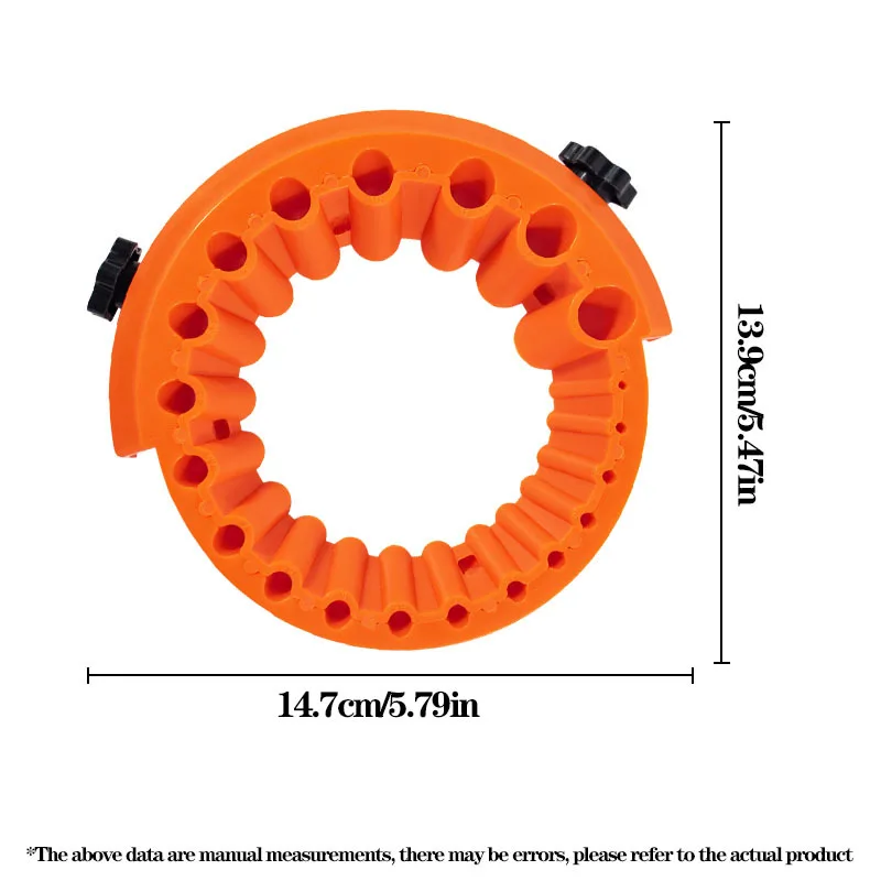 Портативная точилка для сверл оранжевая
