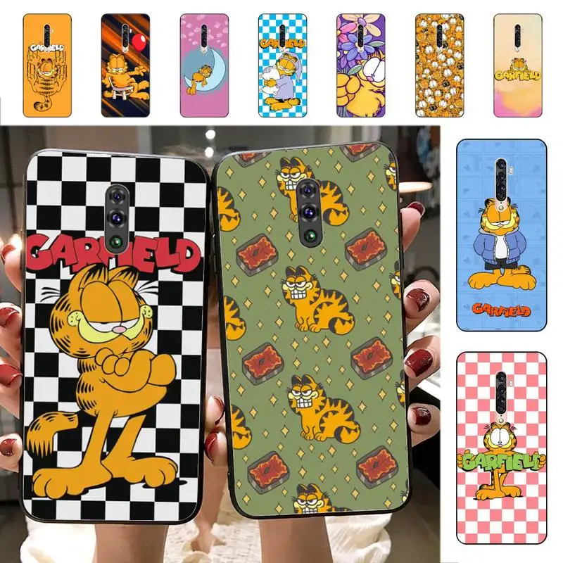 

Garfield Phone Case for Vivo Y91C Y11 17 19 17 67 81 Oppo A9 2020 Realme c3