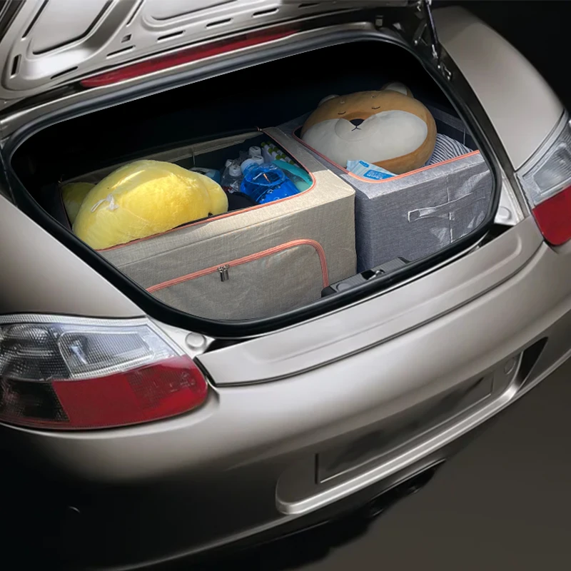 

Органайзер для багажника автомобиля, тканевый ящик для хранения, складная сумка для одежды, белье, одеяло, подушка, аптечка для домашних жив...