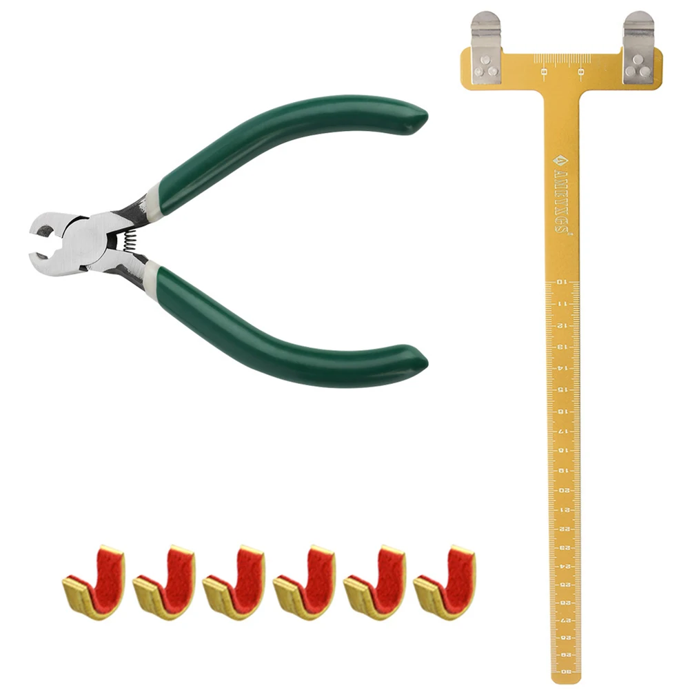 

Archery T Square Bow Ruler And Nocking Buckle Pliers Kit For Compound Recurve Bow Archery Measurement Gauge Accessories