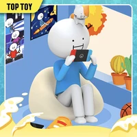 toptoy xiao lan and his friends brainstorms little blue blind box mystery figurine action figure girls toy doll birthday gift