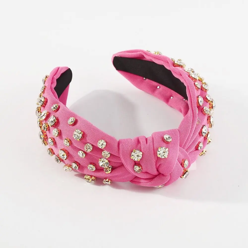 

Rhinestone Luxury Vintage Beautiful Hair Accessories Women Headband Hair Hoop Sponge Hairband