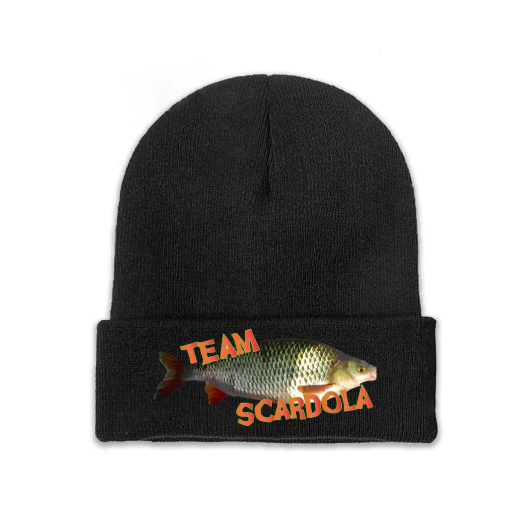 Шапочки для ловли карпа, рыбалки, Фишера, облегающие шапки, шапка s TEAM SCARDOLA, вязаная зимняя теплая шапка, шапки, лыжная шапка унисекс