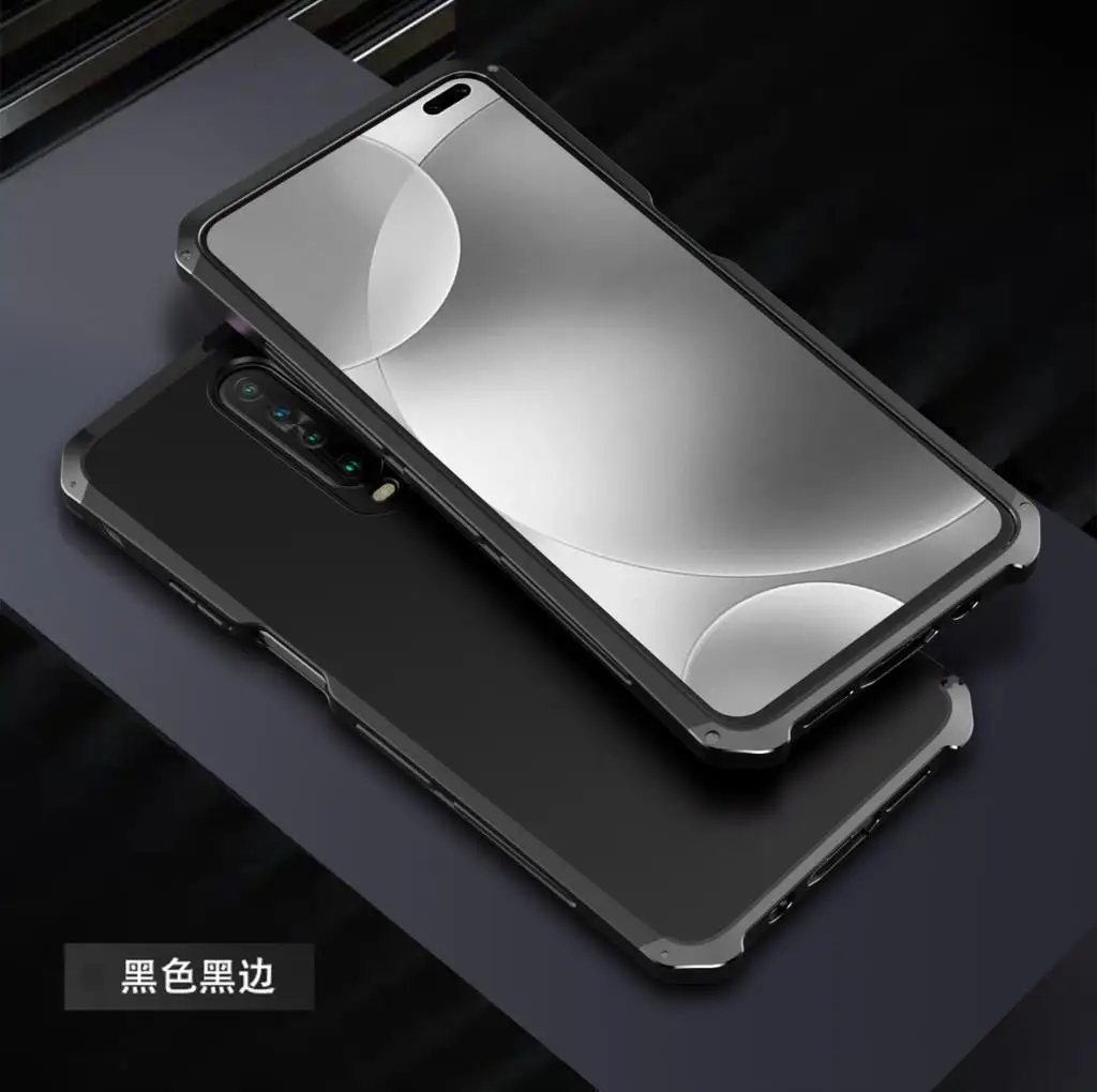 

Luxury Metal Aluminum Bumber Armor Cover For Xiaomi Redmi K30 Heavy Duty Protective Case For Redmi K30 Hard Phone Case K30 5G