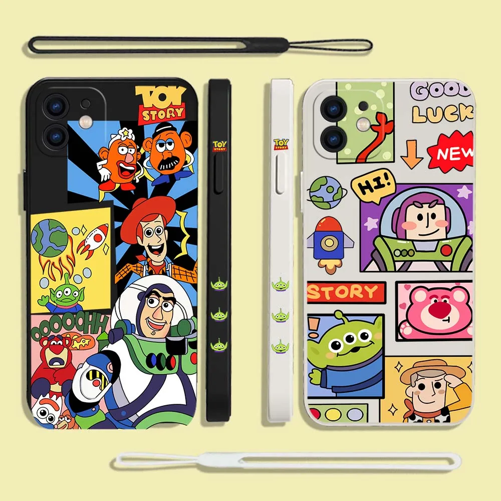 

Disney Toy Story Phone Case For Samsung A81 A53 A50 A12 A22S A52 A52S A51 A72 A71 A32 A22 A20 A30 A21S A11 4G 5G with Hand Strap