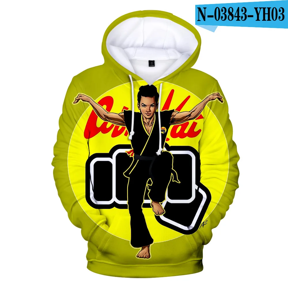 

Children's Hoodies Karate Kid Cobra Kai 3D Print Oversized Hoodies Sweatshirt Streetwear Pullover Funny Hooded Casual Outwear
