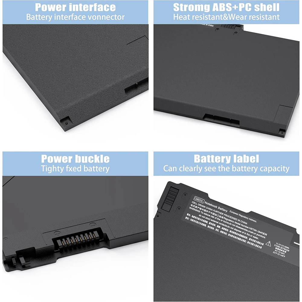 Co06 CM03 CM03XL Аккумулятор для ноутбука HP EliteBook 740 745 750 755 840 ...