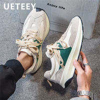 2022 spring new mens casual sports shoes trendy student youth thick bottom heightening sneakers running male footwear fashion