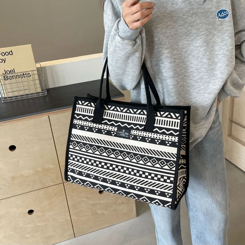 Летняя модная вместительная сумка для поездок Холщовая Сумка ручной клади